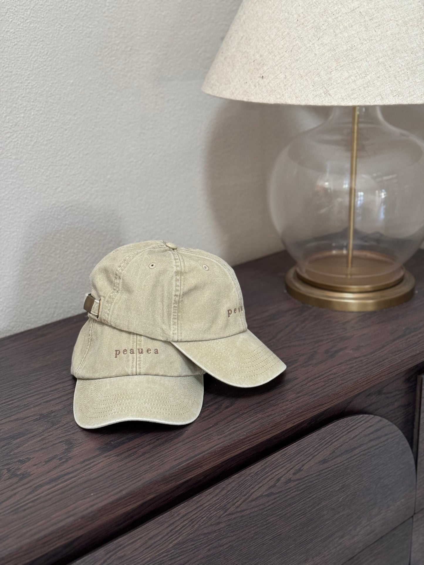 Organic cotton hat sandstone